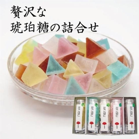 花こはく 5本箱入(秋限定味) 琥珀糖